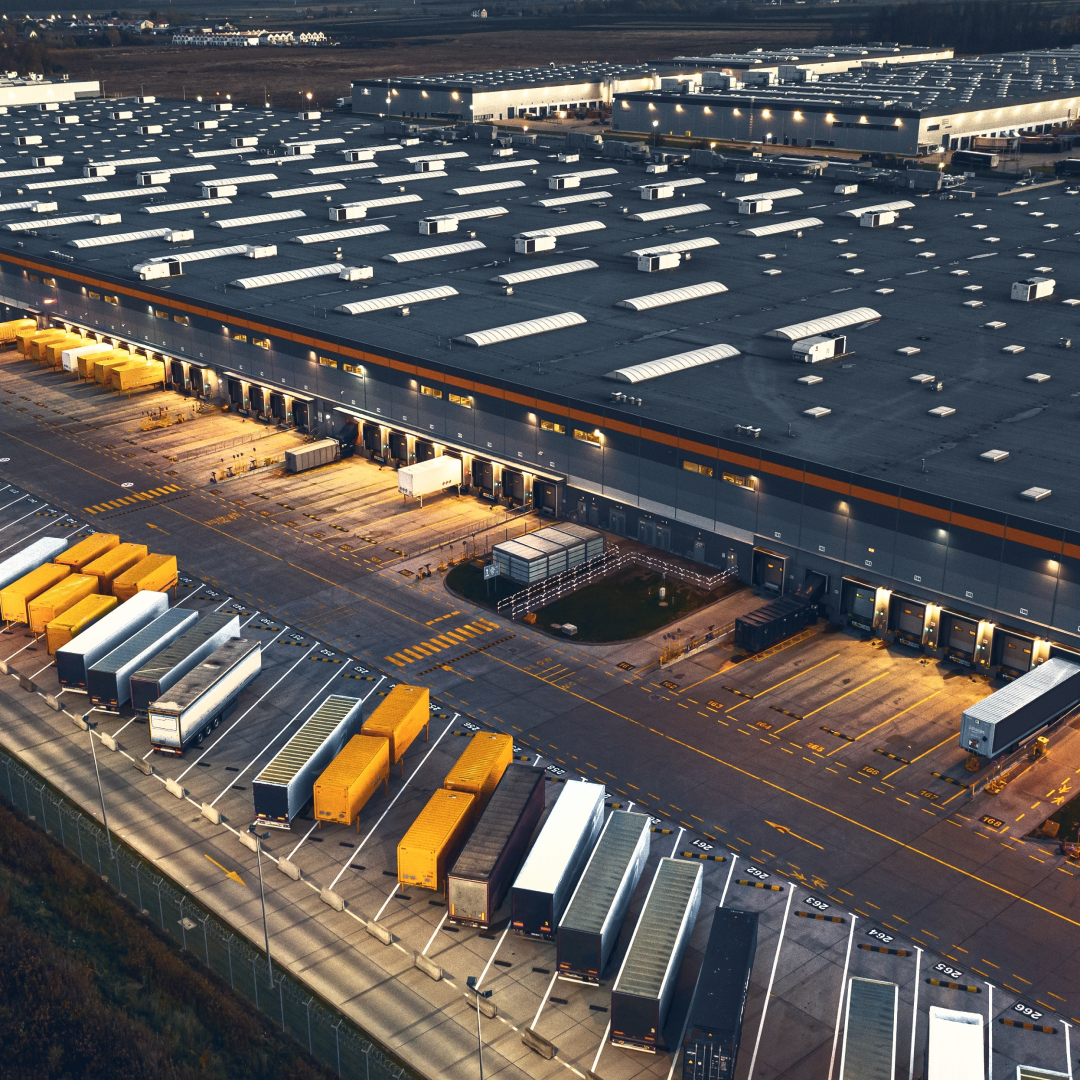 Warehousing Aerial Drone Photo